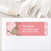 Mignonne Lapin de Pâques Lapin Étiquettes de la po (En situation)