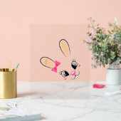 Mignonne Lapin Face Lapin De Pâques Drôle Lapin Fi (Mariage)