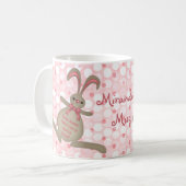 Mignonne lapin lapin de Pâques Mug de Pâques (Devant gauche)