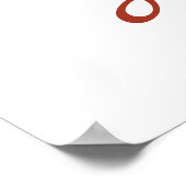 Mignonne Lapin pour une ambiance positive Poster (Coin)