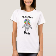 Mignonne licorne colorée t-shirt mou