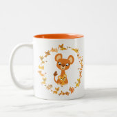 Mignonne Lionesses du dessin animé Mandala Mug (Gauche)