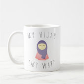 mignonne ma tasse de café hijab fille musulmane ro (Gauche)