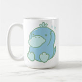 Mignonne main tiré Psyduck Mug café (Gauche)
