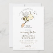 Mignonne Maman À Être Baby shower Invitation (Devant)