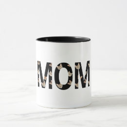 mignonne maman chat tasse de café