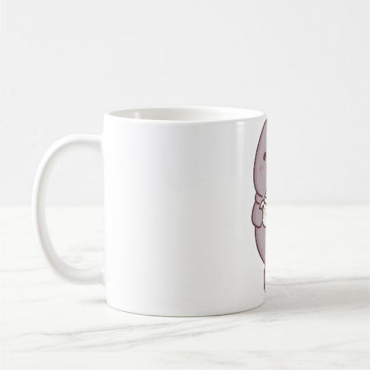 Mignonne Manatee En Versant Du Thé Dans La Tasse D (Gauche)