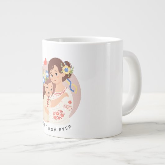 Mignonne mère et fille - Mère's day mug (Devant droit)