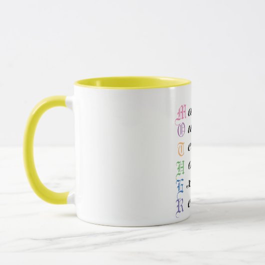 Mignonne Mère Mère Mug - Sweet Mothers Day Cadeau! (Gauche)