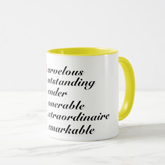 Mignonne Mère Mère Mug - Sweet Mothers Day Cadeau! (Devant droit)