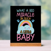 Mignonne miracle bébé mot art pépinière (Neutre)