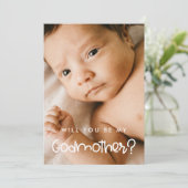 Mignonne moderne Serez-vous mon carte photo Godmèr (Debout devant)
