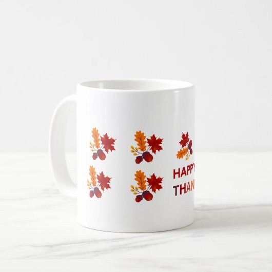 Mignonne Mug Bon thanksgiving (Devant gauche)