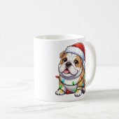 Mignonne Mug Bulldog de Noël (Devant droit)
