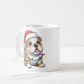 Mignonne Mug Bulldog de Noël (Devant gauche)
