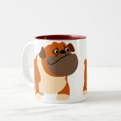 Mignonne Mug de Bulldog anglais (Devant gauche)