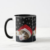 Mignonne Mug de chat Noël (Gauche)