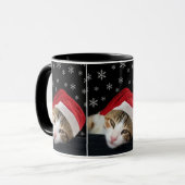 Mignonne Mug de chat Noël (Devant gauche)