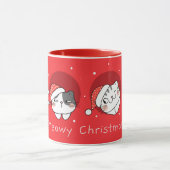 Mignonne Mug de chats de Noël (Centre)