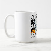 Mignonne Mug de maman d'Halloween - Éffrayant "Boo (Gauche)