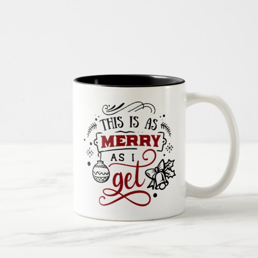 Mignonne Mug de Noël C'est aussi Joyeux que je reç (Droit)