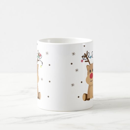Mignonne Mug de rennes de Noël (Centre)
