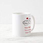 Mignonne Mug personnalisable - Vous êtes ma tasse (Devant droit)
