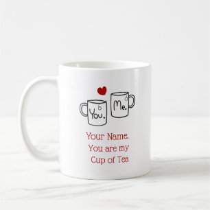 Mignonne Mug personnalisable - Vous êtes ma tasse 