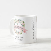 Mignonne Mug Valentine pour grand-mère (Devant gauche)