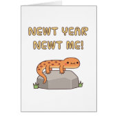 Mignonne Newt Year Newt Me Doodle, New Year Saying (Devant)