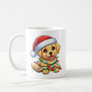 Mignonne Noël Golden Retriever Mug