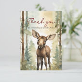 Mignonne orignal Genre Neutre Baby shower Merci (Debout devant)