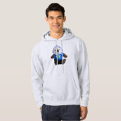 Mignonne Otter avec bleu et vert Numéro 12 Sweat - (Devant entier)