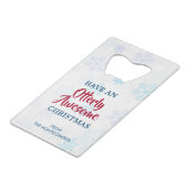 Mignonne Otter portant un chapeau de Père Noël (Dos Angle)