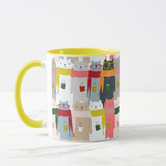 Mignonne Ours Mug (Gauche)