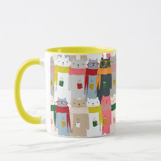 Mignonne Ours Mug (Gauche)