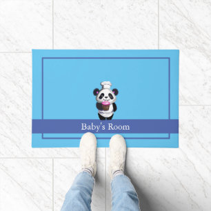 Mignonne Panda Ours Tapis Porte Mat