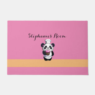 Mignonne Panda Ours Tapis Porte Mat