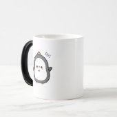 Mignonne Penguin Dit Bonjour ! Café Mug (Devant gauche)