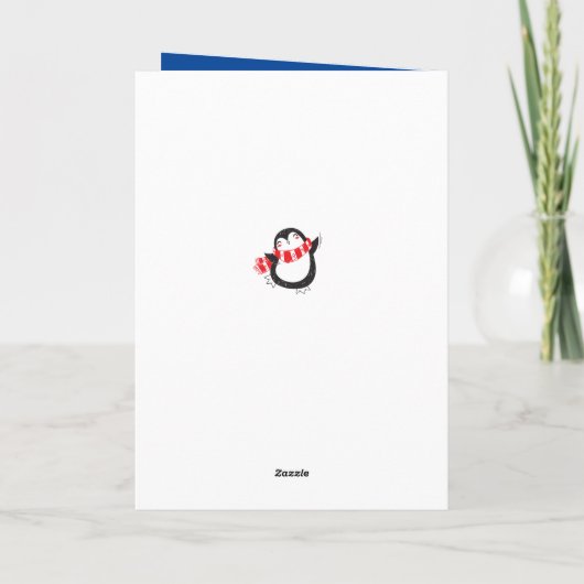 Mignonne Penguin Funny 2021 Math Problem Carte de  (Dos)