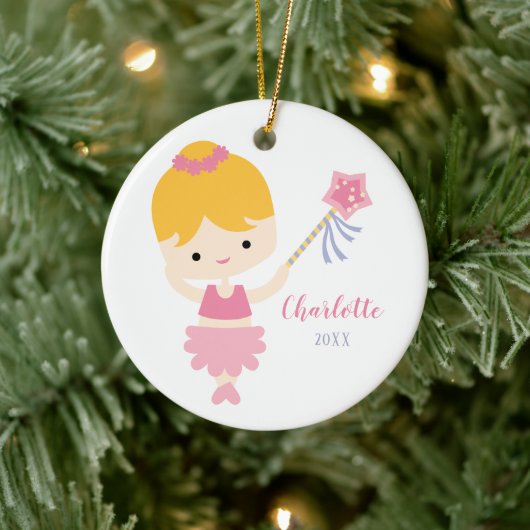Mignonne Petit Ballerina Ornement de Noël (Arbre)