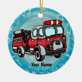 Mignonne petit feu pompier ornement (Devant)