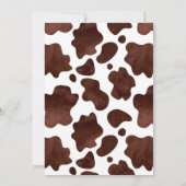 Mignonne petite cowgirl selle up invitation d'anni (Dos)