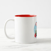 Mignonne petite lapine Mug de Noël (Gauche)