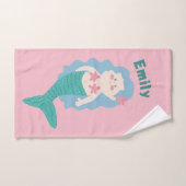 Mignonne petite sirène (Serviette à main)