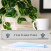 Mignonne plaque d'identification Halloween Wolf
