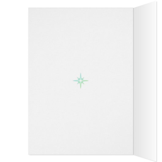 Mignonne Princesse habillée en bleu clair carte d' (Intérieur (Gauche))