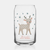 Mignonne Rindeer Flammes de neige Nom du dessin No (Recto)