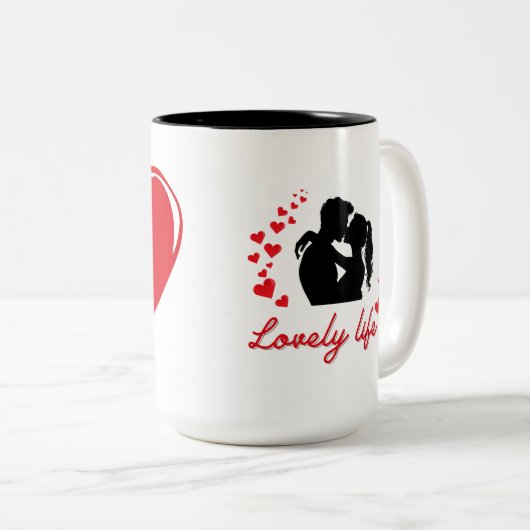 Mignonne Saint Valentin Mug (Devant droit)
