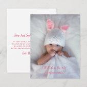 Mignonne Seras-Tu Mes Parents Cartes photos (Devant / Derrière)